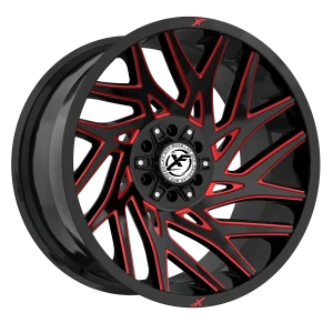 XF Off-Road – XF-229 – Black – 20″x10″ -12mm – Summer Wheels – XF-229201051271397-12GBMLR